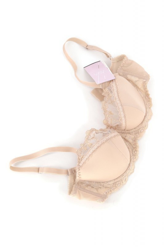 Ava 1030 Novato béžová Podprsenka polovyztužená plus size