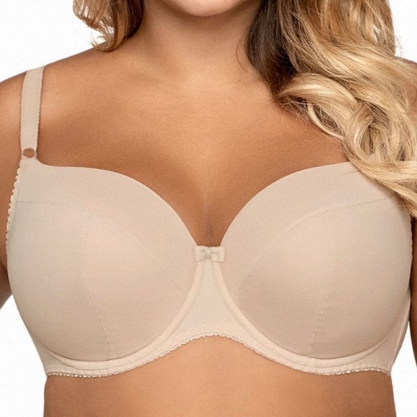 Ava 1263 Painel béžová Podprsenka vyztužená plus size