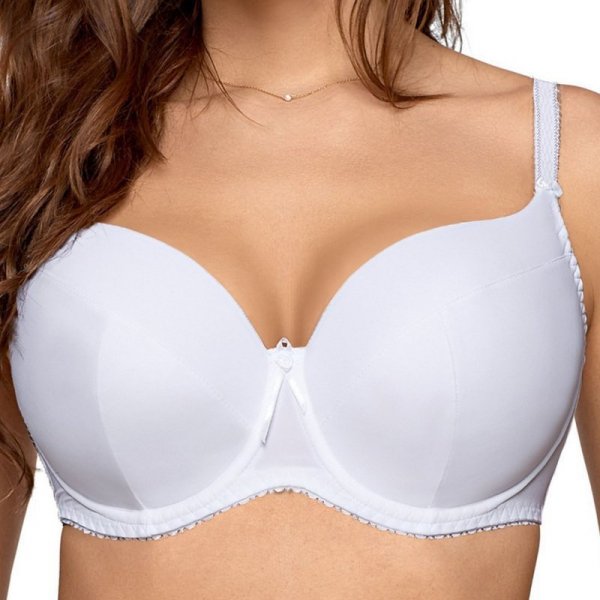 Ava 1263 Painel bílá Podprsenka vyztužená plus size