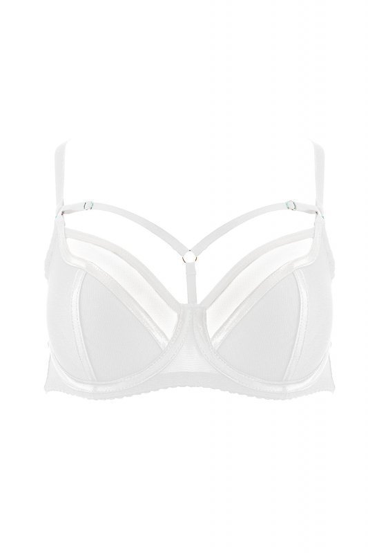 Ava 1923 Protea bílá Podprsenka měkká plus size