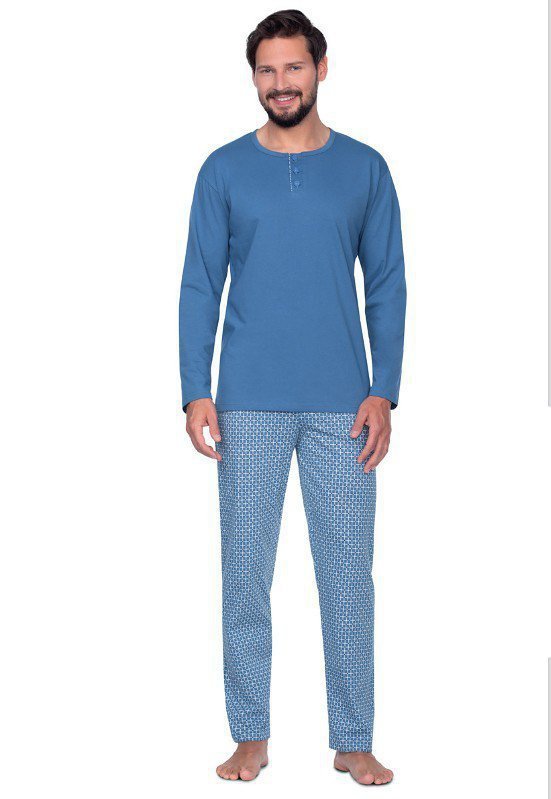 Regina 429 Pánské pyžamo plus size - Pánská pyžama - Pánské noční prádlo -  Muži