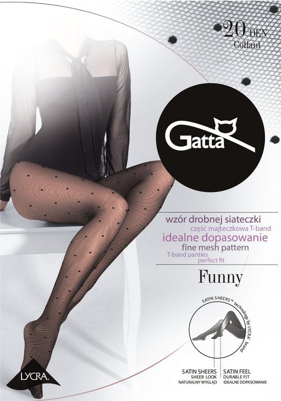Gatta Funny wz 05 20 den 5XL Punčochové kalhoty