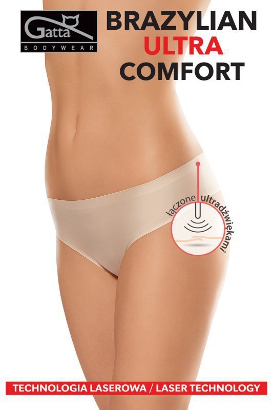 Gatta 1592s brazilky ultra comfort černé Kalhotky