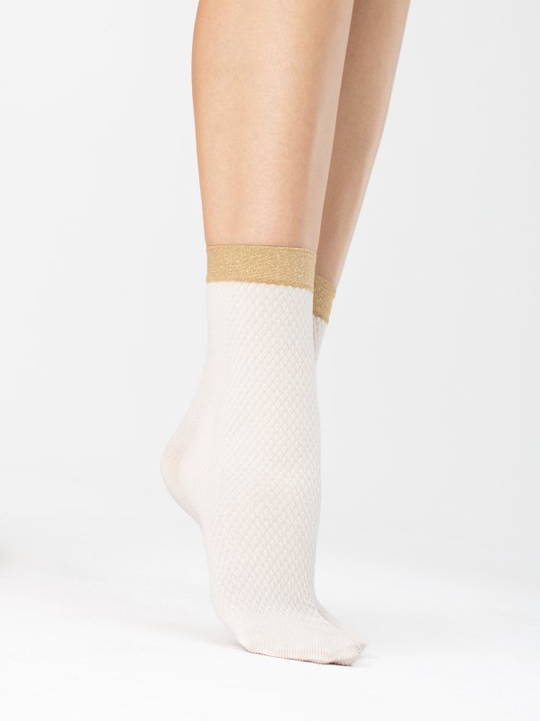 Fiore Biscuitt 60 Den Ecru-Beige Dámské ponožky