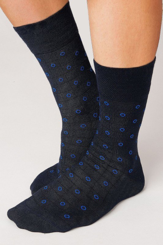 Noviti SB 004 09 puntíky Oblekové pánské ponožky