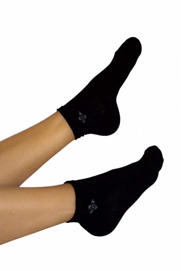 Milena 0200 Kwiat lurex Dámské ponožky