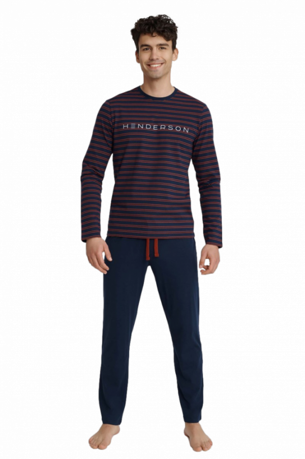 Henderson Umbra 40959-59X tmavě modré Pánské pyžamo