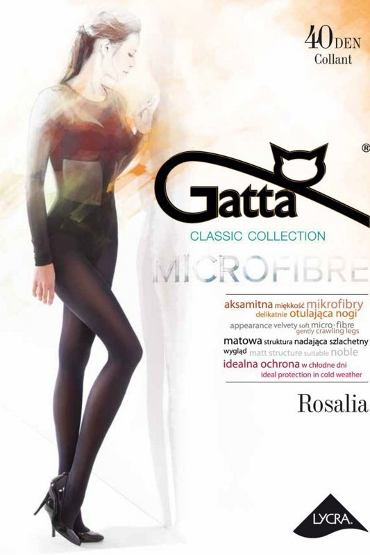 Gatta Rosalia 40 den grafitové plus Punčochové kalhoty