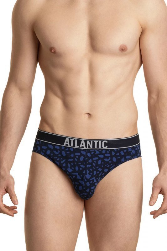 Atlantic 151 3-pak nie/gra/nie Pánské slipy