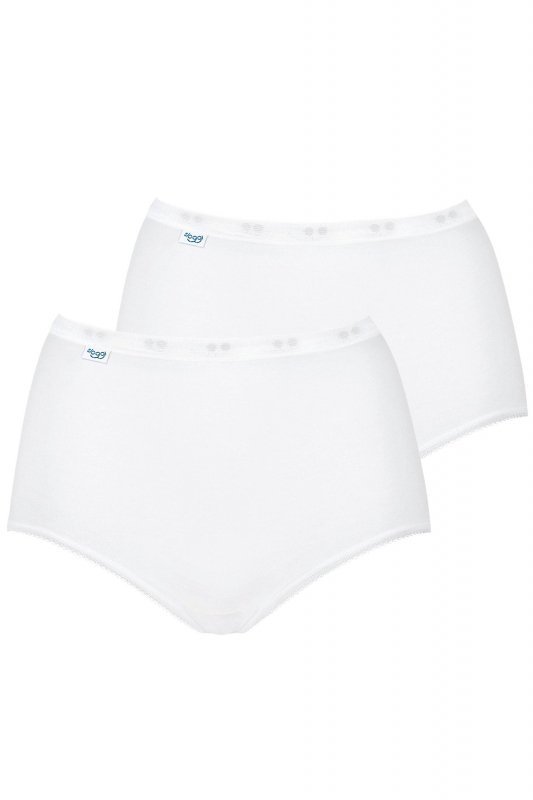 Sloggi Basic Maxi 2-pak bílé Kalhotky