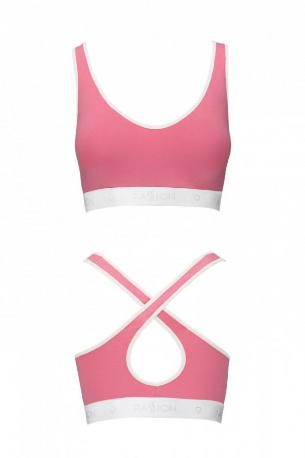 PS014 TOP pink bawełniany
