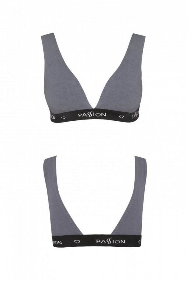 PS015 TOP dark grey bawełniany
