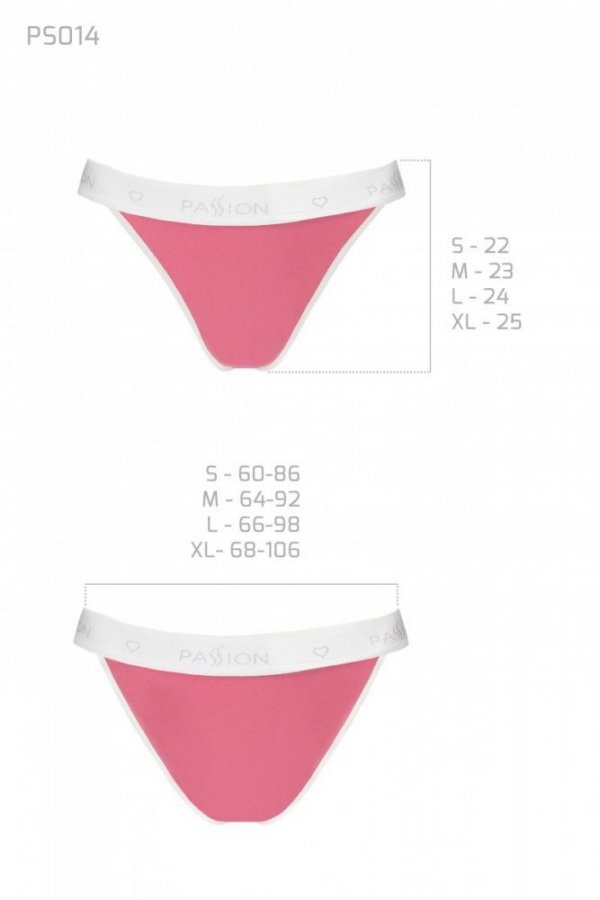 PS014 PANTIES pink figi sportowe