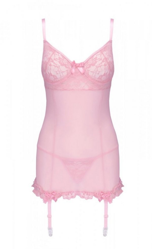 RABIA CHEMISE Różowa koszulka