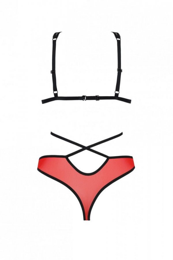 PEONIA SET Komplet czerwone