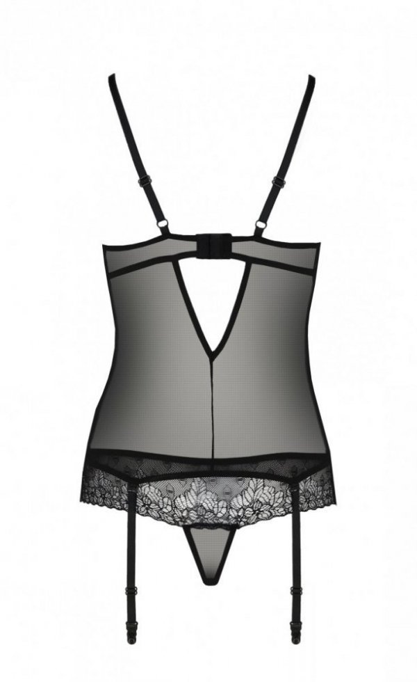 VELIA CORSET Czarny gorset