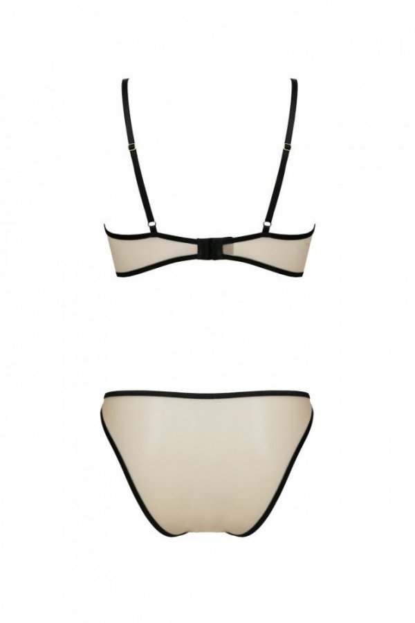 LORINA SET Beżowy zestaw dwuczęściowy