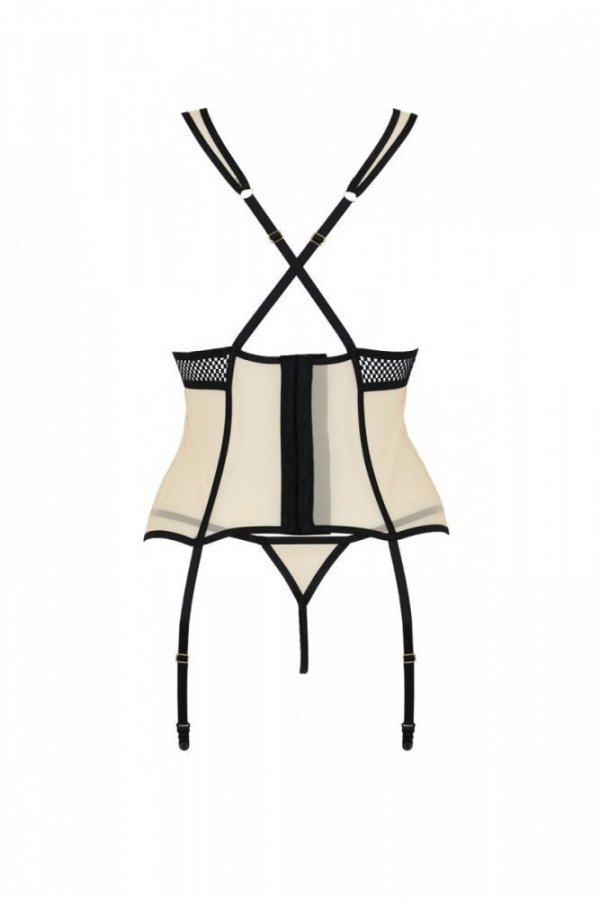 VIENA CORSET Beżowy gorset