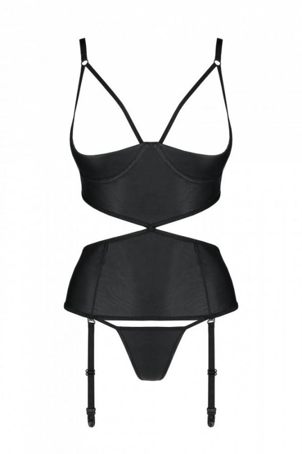 JANNIES CORSET Czarny gorset