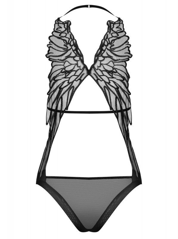 Bielizna- Alifini body czarne  S/M