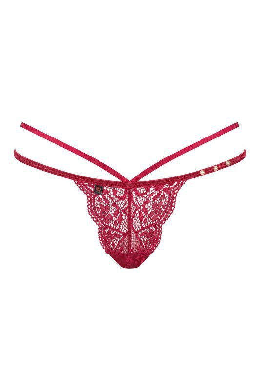 Bielizna-Ivetta stringi czerwone L/XL