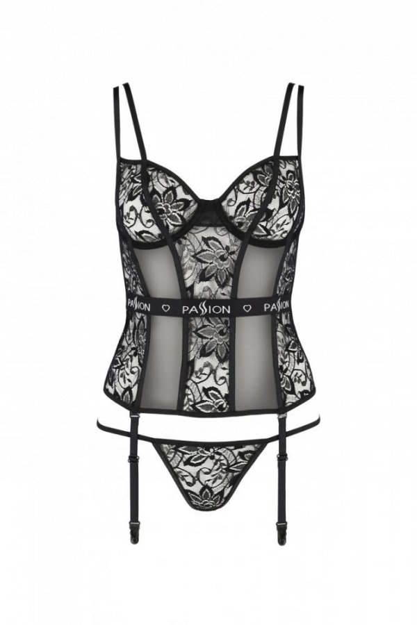 LETICIA CORSET Czarny gorset