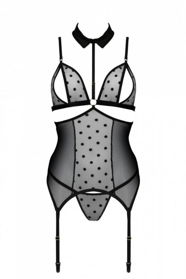 DOMINICA CORSET Czarny gorset