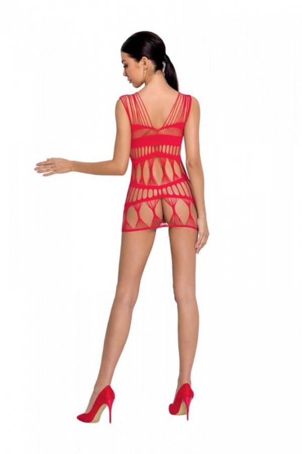 BS089 Bodystocking Czerwony