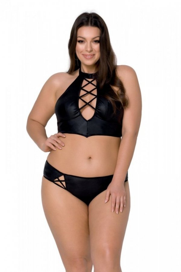 NANCY BIKINI size plus zestaw czarny zestaw