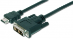 ASSMANN HDMI - DVI-D 3m /s1x HDMI 1x DVI-D