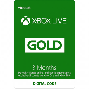 Xbox Live Gold 3 miesięce MICROSOFT S2T-00009