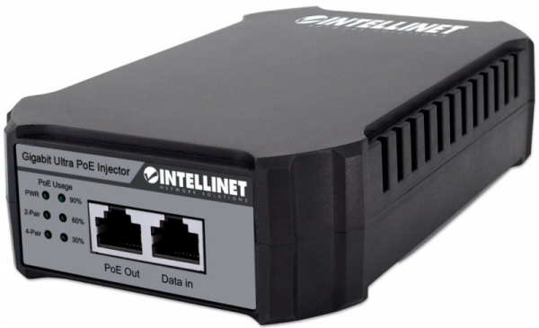 INTELLINET 561495 Intellinet Adapter zasilacz Ultra PoE 802.3at/af/bt, 1 port RJ45 GIGABIT, 95W