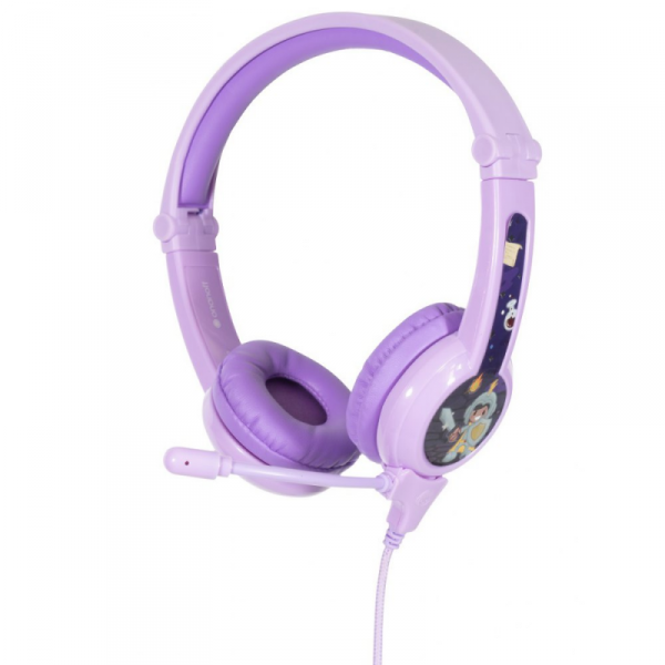 Słuchawki nauszne z mikrofonem BUDDYPHONE Galaxy Fioletowy (0.8m /3.5 mm wtyk/Fioletowy)