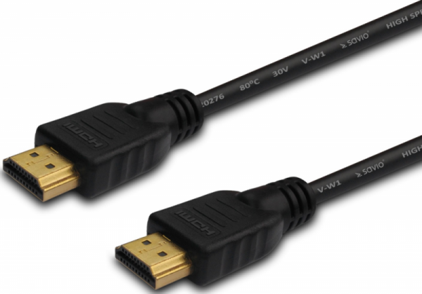 SAVIO HDMI (wtyk) - HDMI (wtyk) 1.8 m 1.8m /s1x HDMI (wtyk) 1x HDMI (wtyk)