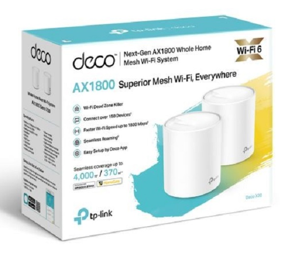 System Wi-Fi Deco X20(2-pak) AX1800