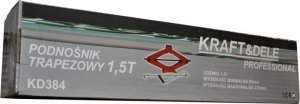 Podnośnik samochodwy trapezowy 1,5T KD384