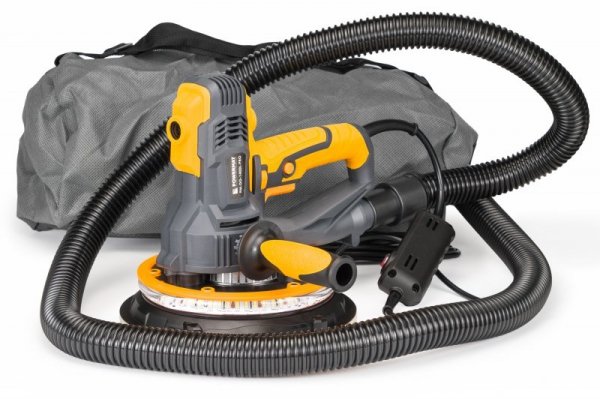 Szlifierka do gipsu PM-DG-1400L-PRO 1400W + LED + WOREK