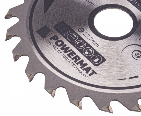 Tarcza widiowa do drewna 125x22.2 24z TDD-125x22.2x24Z