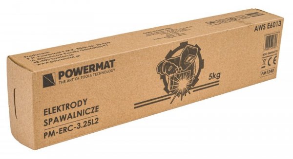 ELEKTRODY SPAWALNICZE RUTYLOWE 3,25mm 5KG ELEKTRODA DO SPAWANIA MMA PM1254