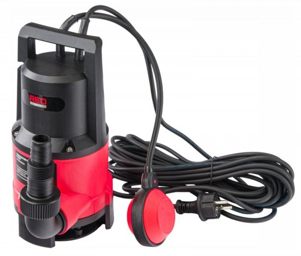Pompa Zatapialna DO WODY Czystej Brudnej z Pływakiem 1400W Deszczówki RTPDW0050