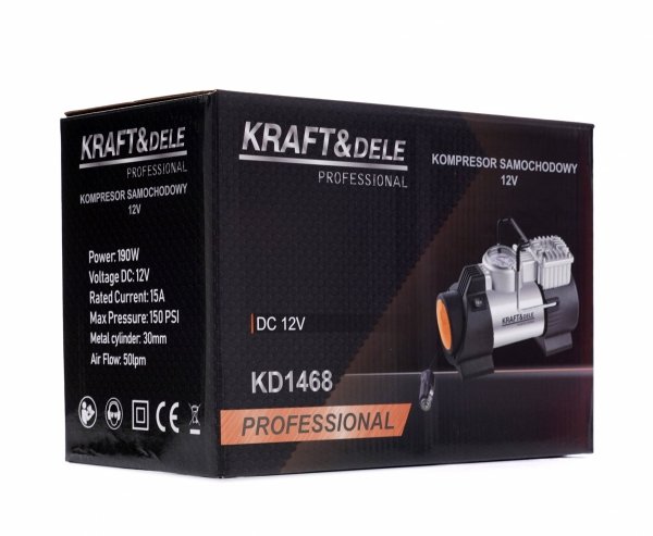 KOMPRESOR SAMOCHODOWY 12V 190V KD1468