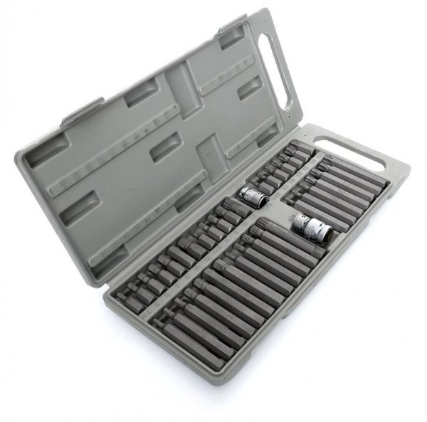 Komplet Bitów specjalnych KD10219 HEX, TORX, SPLINE 40cz.