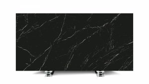 Spieku kwarcowy Nero Marquina, mat, 12 mm