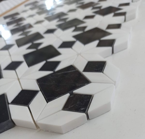 Marmur Glacier White &amp; Black