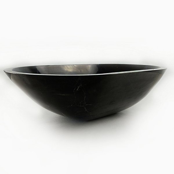 Umywalka z marmuru-misa Black Silk 40,6x40,6x12,7cm, poler 