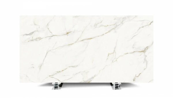 Spiek kwarcowy Calacatta Oro, wykończenie naturale, grubość 2 cm