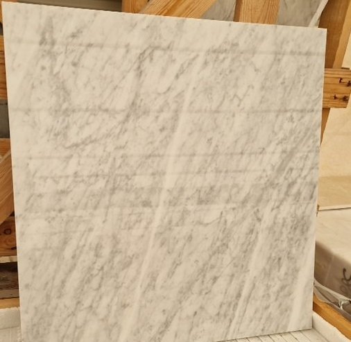 Płytka z marmuru Carrara 61x61x1,3 cm POLER