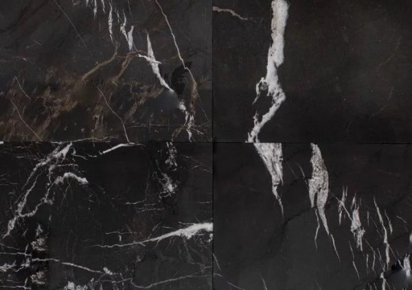 płytki z marmuru Black silk