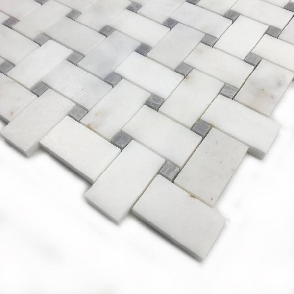 Marmur Afyon White &amp; Nordic Grey
