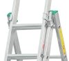 DRABINA ALUMINIOWA 3-ELEMENTOWA 510CM 8+8+8 SZCZEBLI
